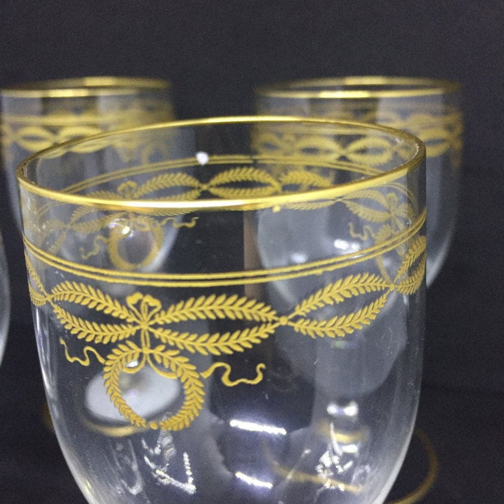 4 Copas de Cristal Baccarat - Imperio Antiguedades