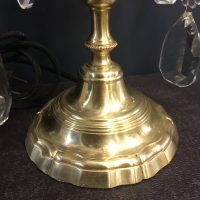 Par de Giraldos Luis XV Bronce y Cristal - Imperio Antiguedades